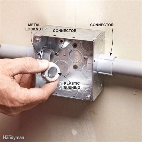 gray pvc junction box installation|pvc conduit wire installation.